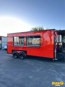 NEW - 2024 8' x 18' Kitchen Food Concession Trailer with Pro-Fire Suppression for Sale in Texas!