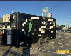 2025 8.5' x 16' Kitchen Food Concession Trailer with Fire Suppression System for Sale in Texas!