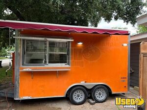 Well Equipped - 8' x 14' Kitchen Food Trailer with Fire Suppression System for Sale in Texas!