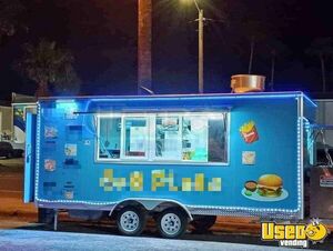 TURNKEY - 2023 16' Kitchen Food Concession Trailer with Pro-Fire Suppression for Sale in Texas!