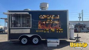 Like-New - 2017 8.5' x 16' Kitchen Food Concession Trailer with Pro-Fire Suppression for Sale in Texas!