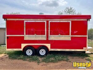 2023 8' x 18' Kitchen Food Concession Trailer with Fire Suppression System for Sale in Texas!