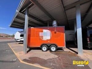 Well Equipped - 2023 8.5' x 14' Kitchen Food Trailer with Fire Suppression System for Sale in Utah!