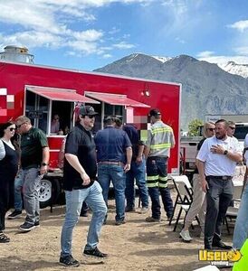2022 - Food Concession Trailer | Mobile Street Vending Unit with Pro-Fire System for Sale in Utah!