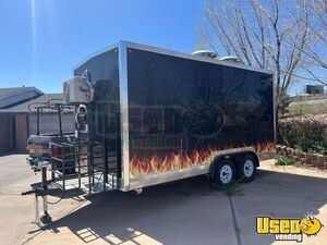 2021 - 8' x 16' Food Concession Trailer | Mobile Kitchen Unit with Pro-Fire for Sale in Utah!