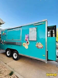 2022 16' Kitchen Food Concession Trailer with Fire Suppression System for Sale in Utah!
