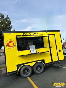 NEW - 2022 8' x 14' Kitchen Food Concession Trailer with Pro-Fire Suppression for Sale in Utah!