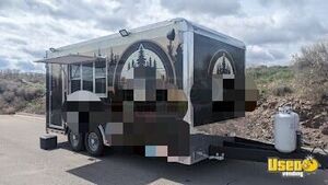 Loaded 2024 8.5' x 16' Kitchen Food Concession Trailer with Pro-Fire System for Sale in Utah!