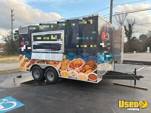 Like New - 2001 8' x 14' Kitchen Food Trailer with Fire Suppression System for Sale in Virginia!