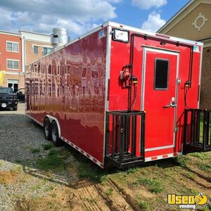 Like New - 2022 8.5' x 28' Kitchen Food Trailer with Fire Suppression System for Sale in Virginia!