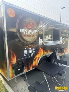 2025 8' x 18' Kitchen Food Concession Trailer with Pro Fire System for Sale in Virginia!