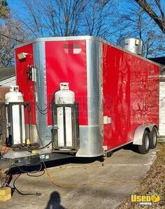 2021 - 6' x 18' Food Concession Trailer | Mobile Food Unit with Pro-Fire System for Sale in Virginia!