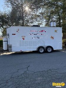 2022 7' x 16' Kitchen Food Concession Trailer with Pro Fire System for Sale in Virginia!