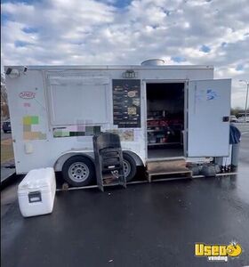 Turnkey - 2023 7' x 14' Kitchen Food Trailer with Fire Suppression System | Concession Trailer for Sale in Virginia!