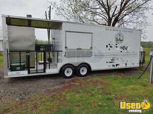 LOADED 2020 8.5' x 18' Freedom Concession Trailer w/ Bathroom & Covered 8' Porch for Sale in Virginia!