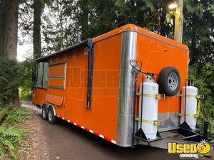 L & I Approved - 2020 8.5' x 25'' Kitchen Food Concession Trailer with Porch for Sale in Washington!