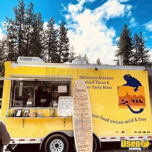 2019 8' x 16' Quality Kitchen Food Concession Trailer w/ Pro-Fire Suppression & L&I Permit for Sale in Washington!