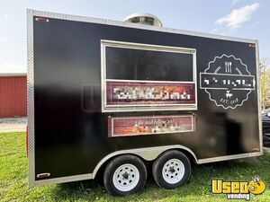 2019 8' x 16' Kitchen Food Trailer with Fire Suppression System | Concession Trailer for Sale in Wisconsin!
