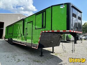 2024 44' Freedom Kitchen Food Concession Trailer with Fire Suppression & Bathroom for Sale in Wisconsin!