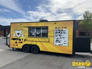 Like New - 2024 Kitchen Food Concession Trailer with Pro Fire System for Sale in Wisconsin!