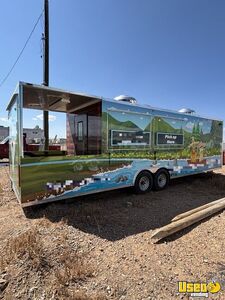 Beautiful 2021 8.5' x 30' Quality Cargo Food Concession Trailer w/ Porch + Fire Suppression for Sale in Wyoming!