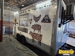 2021 8.5' x 16' Rock Solid Cargo Kitchen Food Concession Trailer with Fire Suppression for Sale in Wyoming!