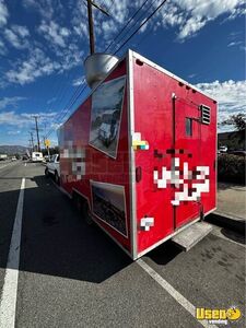 Kitchen Trailer Kitchen Food Trailer Diamond Plated Aluminum Flooring California for Sale