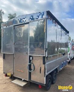 Kitchen Trailer Kitchen Food Trailer Diamond Plated Aluminum Flooring California for Sale