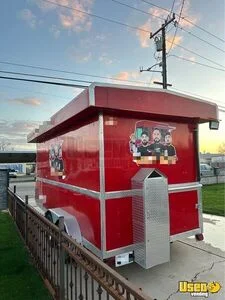 Kitchen Trailer Kitchen Food Trailer Diamond Plated Aluminum Flooring California for Sale