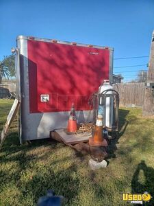 Kitchen Trailer Kitchen Food Trailer Diamond Plated Aluminum Flooring Texas for Sale