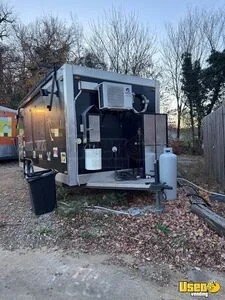 Kitchen Trailer Kitchen Food Trailer Exterior Customer Counter Arkansas for Sale