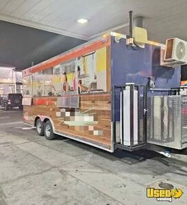 Well Equipped - 8' x 22' Kitchen Food Concession Trailer with Fire Suppression System for Sale in Florida!