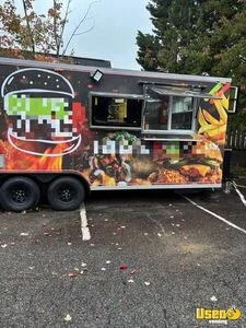 Double Axle Mobile Kitchen Food Concession Trailer with Pro Fire System for Sale in Georgia!