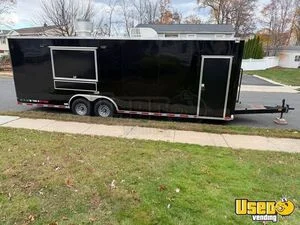 26' Kitchen Food Concession Trailer with Fire Suppression System and Bathroom for Sale in New Jersey!