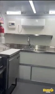 Kitchen Trailer Kitchen Food Trailer Prep Station Cooler Texas for Sale