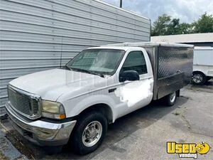 2003 Ford 250 Lunch Serving Hotshot Food Truck Canteen Truck Mobile Food Catering Unit for sale in Florida!