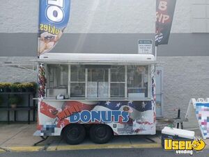 Mini Donut Trailer Bakery Trailer Concession Window Pennsylvania for Sale