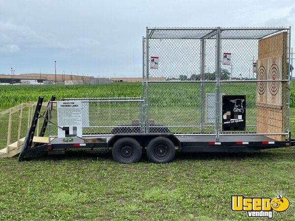 Mobile Axe Throwing Trailer Party / Gaming Trailer Kansas for Sale