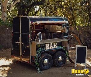 Mobile Bar Trailer Beverage - Coffee Trailer Interior Lighting Texas for Sale