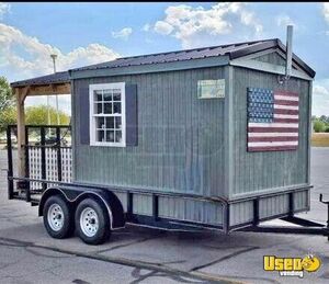 Cute - Mobile Boutique Trailer | Mini House Trailer with 6' Porch for Sale in Florida!
