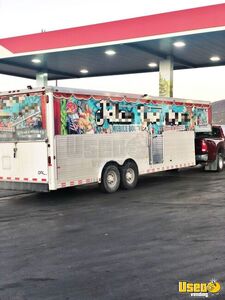 2005 8' x 30' Gooseneck Mobile Boutique Trailer Turn Key Mobile Business Trailer for Sale in Montana!