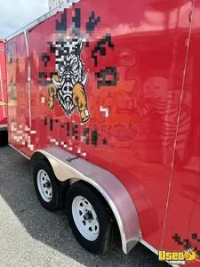 Empty - 2022 7' x 14'  V-Nose Cargo Concession Trailer DIY Mobile Unit for Sale in Florida!