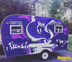 Mobile Coffee And Beverage Trailer Beverage - Coffee Trailer Air Conditioning Virginia for Sale