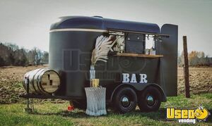 Mobile Horse Trailer Bar Beverage - Coffee Trailer Air Conditioning Ontario for Sale