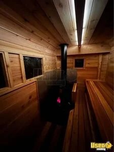 Mobile Sauna / Cold Plunge Trailer Insulated Walls Florida for Sale