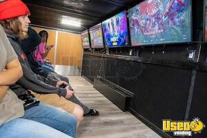 Mobile Video Gaming Trailer Party / Gaming Trailer Interior Lighting Georgia for Sale