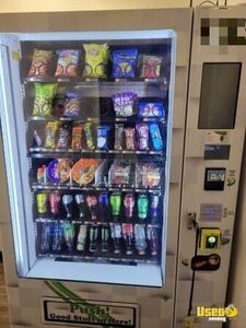(3) 2019 Seaga Snack and Drink Combo Healthy Vending Machines w/ Location For Sale in North Carolina!