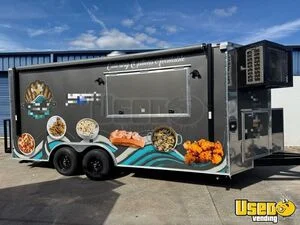 Loaded 2025 8.5' x 18' Kitchen Food/Slushie Concession Trailer with Pro Fire System for Sale in Florida!