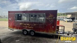 NEW - 2025 16' Kitchen Food Concession Trailer with Fire Suppression for Sale in Texas