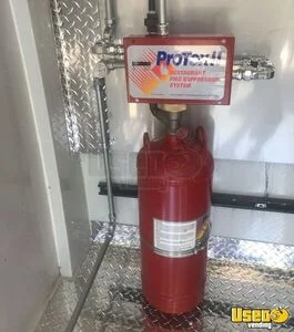 New Build Food Truck Diamond Plated Aluminum Flooring Florida Diesel Engine for Sale